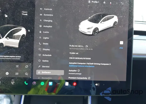2020 Tesla Model 3 z USA, uszkodzony, nr VIN 5YJ3E1EA0LF670059